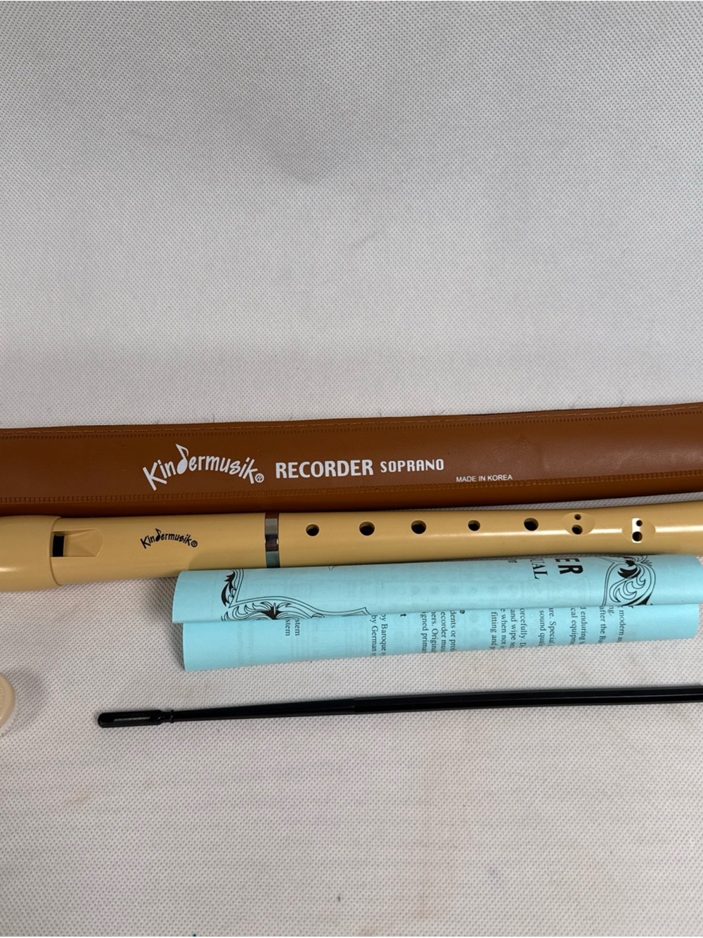 Kindermuisk Soprano Recorder with Bag Made in Korea